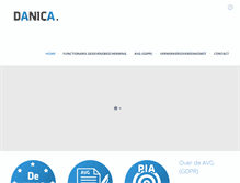 Tablet Screenshot of danica.nl